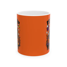 Load image into Gallery viewer, Vibrant Floral Ceramic Mug - Perfect for Coffee Lovers, Unique Halloween Gift Idea, Decorative Drinkware, Mug for Tea, Seasonal Celebration
