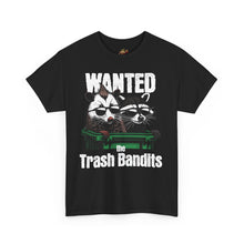 Load image into Gallery viewer, Wanted Trash Bandits Tee, Funny Graphic T-Shirt, Gift for Animal Lovers, Unique Dad Shirt, Comfy Everyday Wear
