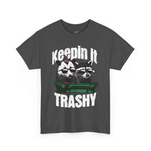 Load image into Gallery viewer, Keepin&#39; It Trashy Unisex Heavy Cotton Tee | Funny Graphic Shirt, Pet Lover Gift, Casual Wear, Unique Style, Animal Humor
