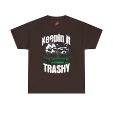 Load image into Gallery viewer, Keepin&#39; It Trashy Unisex Heavy Cotton Tee | Funny Graphic Shirt, Pet Lover Gift, Casual Wear, Unique Style, Animal Humor
