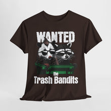 Load image into Gallery viewer, Wanted Trash Bandits Tee, Funny Graphic T-Shirt, Gift for Animal Lovers, Unique Dad Shirt, Comfy Everyday Wear
