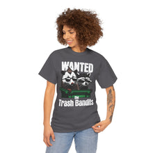 Load image into Gallery viewer, Wanted Trash Bandits Tee, Funny Graphic T-Shirt, Gift for Animal Lovers, Unique Dad Shirt, Comfy Everyday Wear
