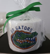 Load image into Gallery viewer, Bathroom Decor &quot;Florida Gator&quot; Embroider Toilet Paper
