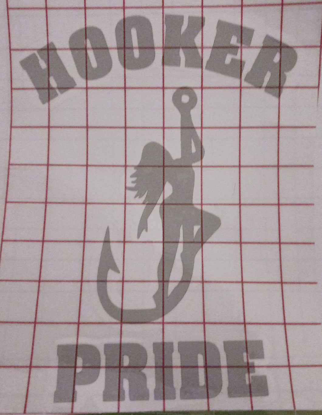 Hooker Pride Window Decal