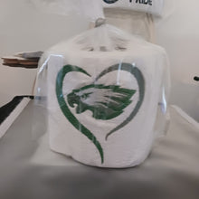 Load image into Gallery viewer, Unique Bathroom Decor, Bathroom Theme, Philadelphia eagles Embroidered Toilet Paper
