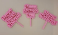 Load image into Gallery viewer, Cake Toppers for all type of Special days, Cupcakes, Birthday Cakes, Unique
