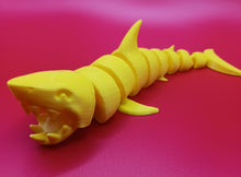 Load image into Gallery viewer, 3D Print, Articulated Shark, a captivating 3D print masterpiece.
