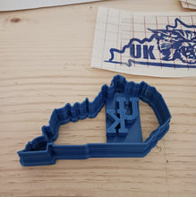 Load image into Gallery viewer, 3D Kentucky Cookie Cutter and Stamp, University of KY
