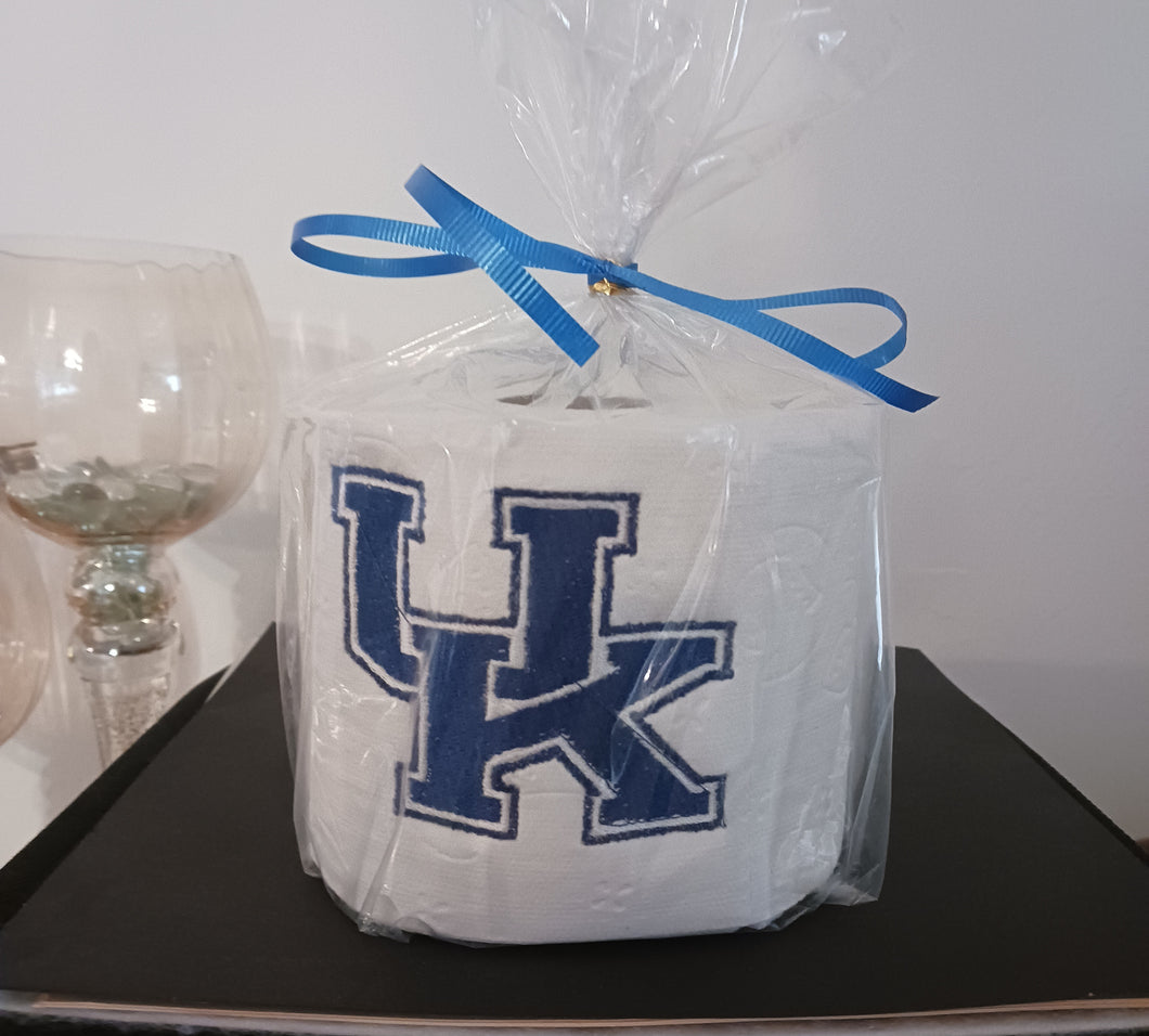 Bathroom Decor for Kentucky Fans, UK Embroidered Toilet Paper