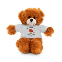 Load image into Gallery viewer, Great Gift for Infants a Stuffed Animals with Tee My Grandpa is a Firefighter
