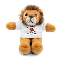 Load image into Gallery viewer, Great gift for Infants a Stuffed Animals with Tee My Dad&#39;s A Firefighter
