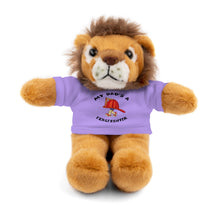 Load image into Gallery viewer, Great gift for Infants a Stuffed Animals with Tee My Dad&#39;s A Firefighter
