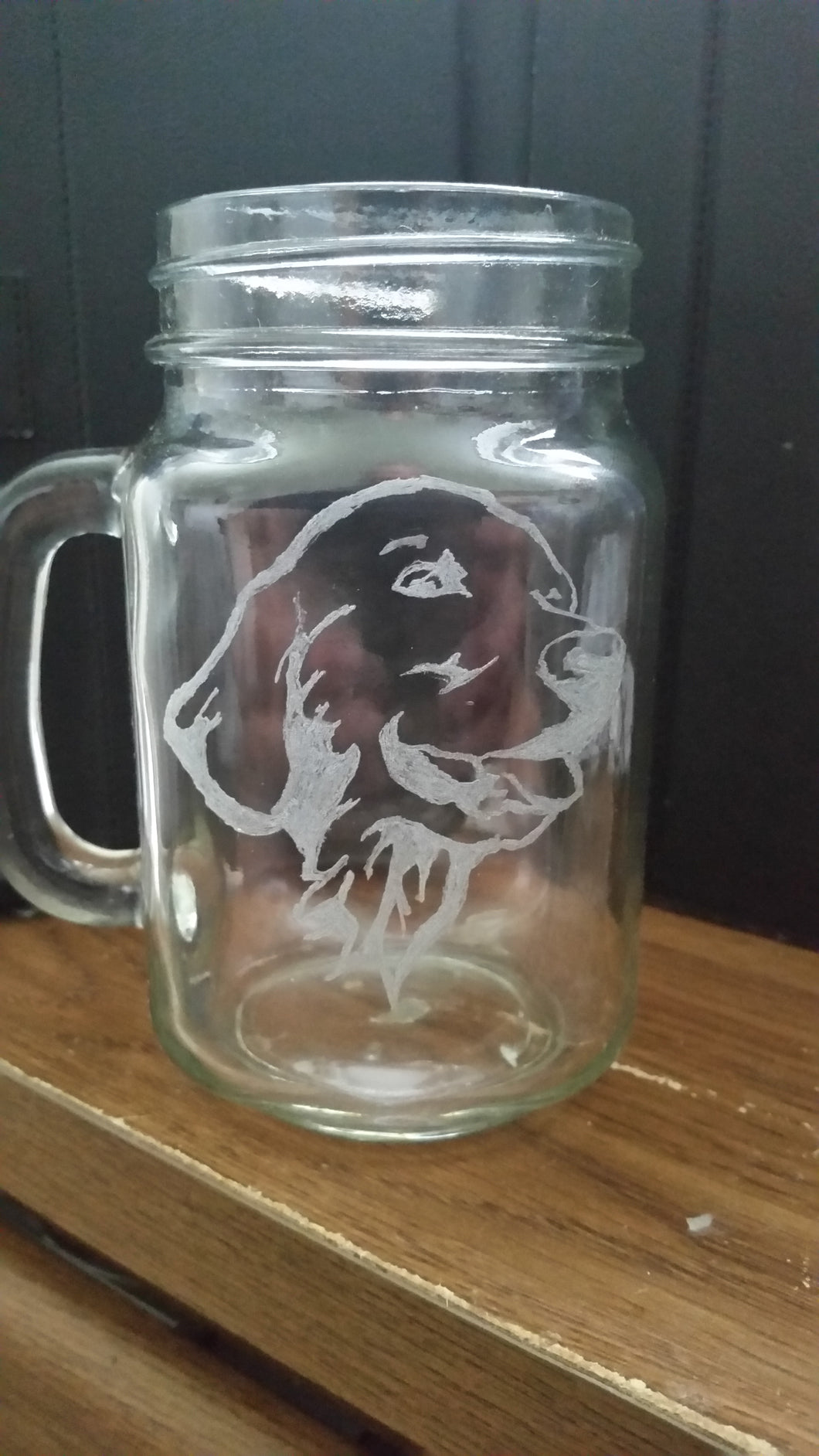 Golden Retriever Glass Mug