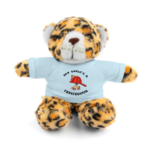 Load image into Gallery viewer, Great Gift for Infants a Stuffed Animals with Tee My Uncle is a Firefighter
