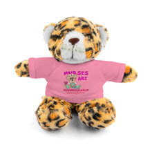 Load image into Gallery viewer, Nurses are unnnBearable Courageous Stuffed Animals with Tee For Infants
