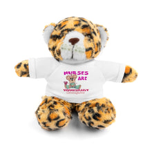 Load image into Gallery viewer, Nurses are unnnBearable Courageous Stuffed Animals with Tee For Infants
