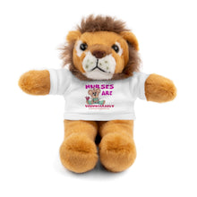 Load image into Gallery viewer, Nurses are unnnBearable Courageous Stuffed Animals with Tee For Infants
