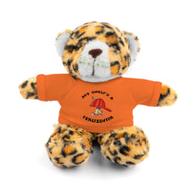 Load image into Gallery viewer, Great Gift for Infants a Stuffed Animals with Tee My Uncle is a Firefighter
