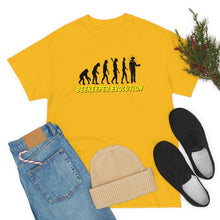 Load image into Gallery viewer, BeeKeeper Evolution , Great Gift idea Unisex Heavy Cotton Tee
