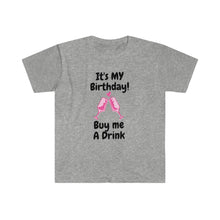 Load image into Gallery viewer, It&#39;s My Birthday Unisex Softstyle T-Shirt
