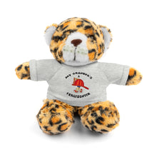 Load image into Gallery viewer, Great Gift for Infants a Stuffed Animals with Tee My Grandpa is a Firefighter
