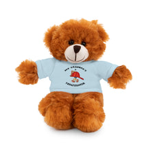 Load image into Gallery viewer, Great Gift for Infants a Stuffed Animals with Tee My Grandpa is a Firefighter
