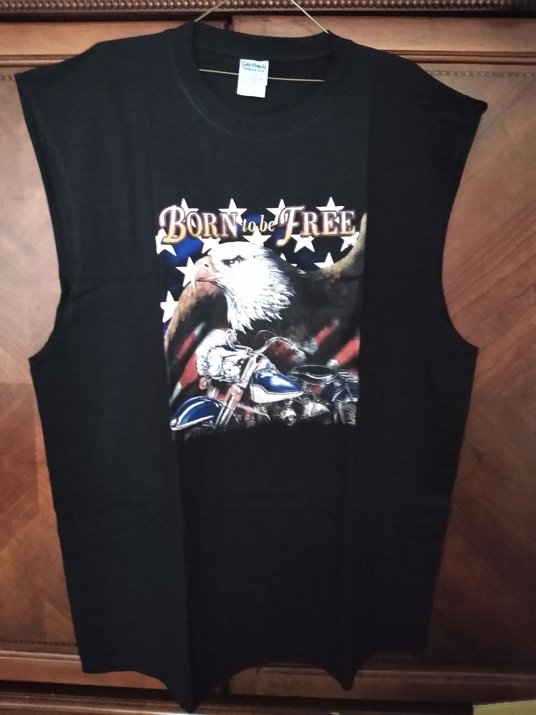 Sleeveless T-Shirt Born for Free