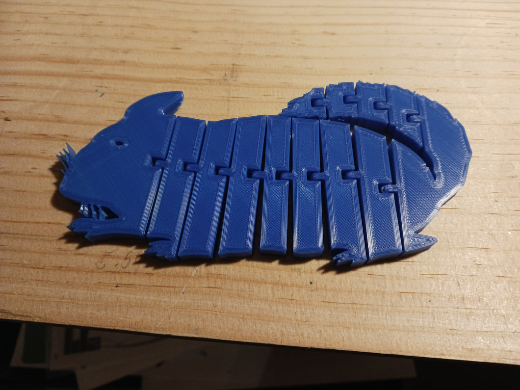 Flexi Articulating Collectible 3D Print Chinchilla