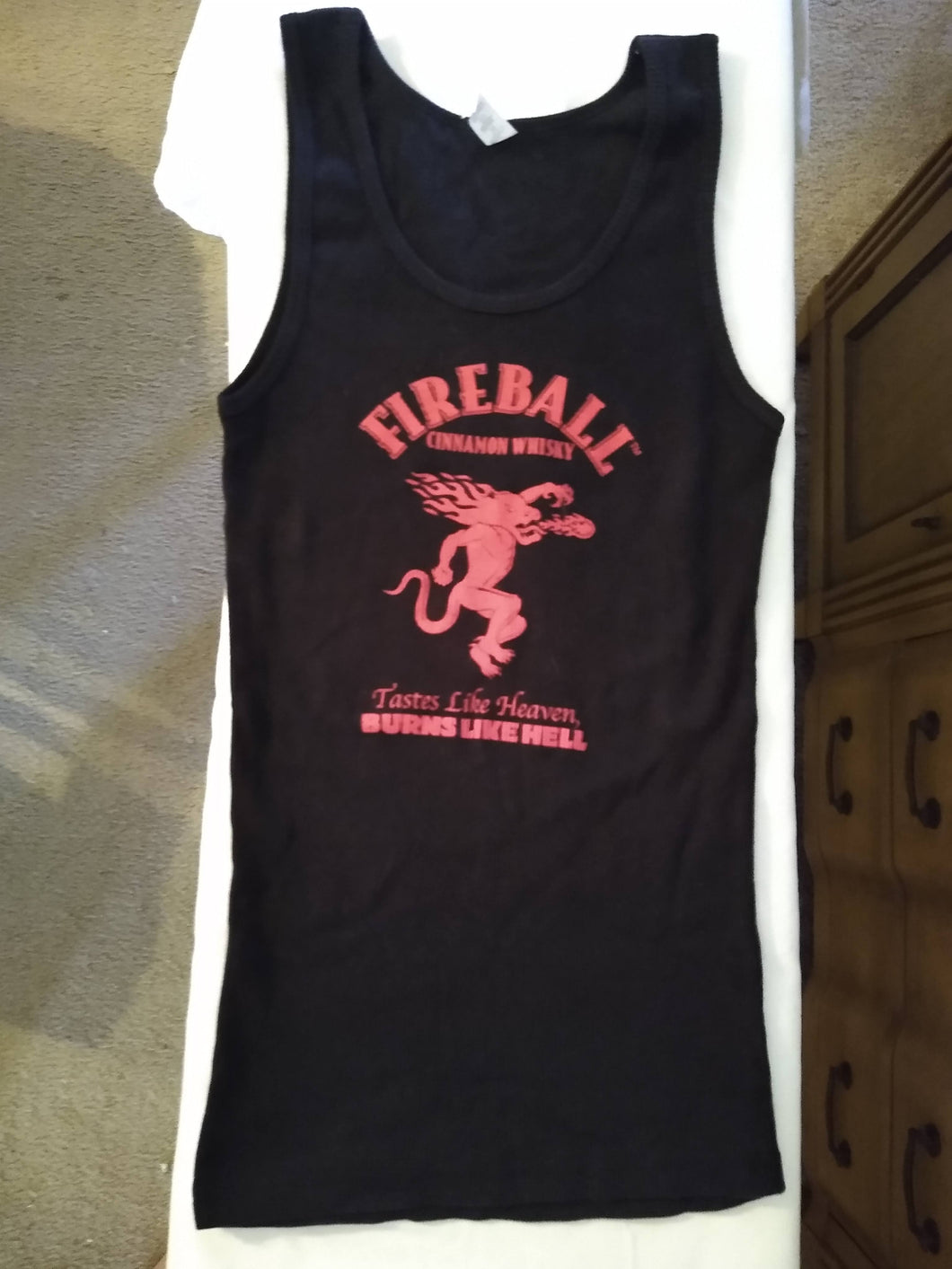 WomanRibbed Tank Top FIREBALL