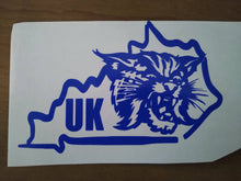 Load image into Gallery viewer, Vinyl University KENTUCKY Fan Window decal, Car Decal,
