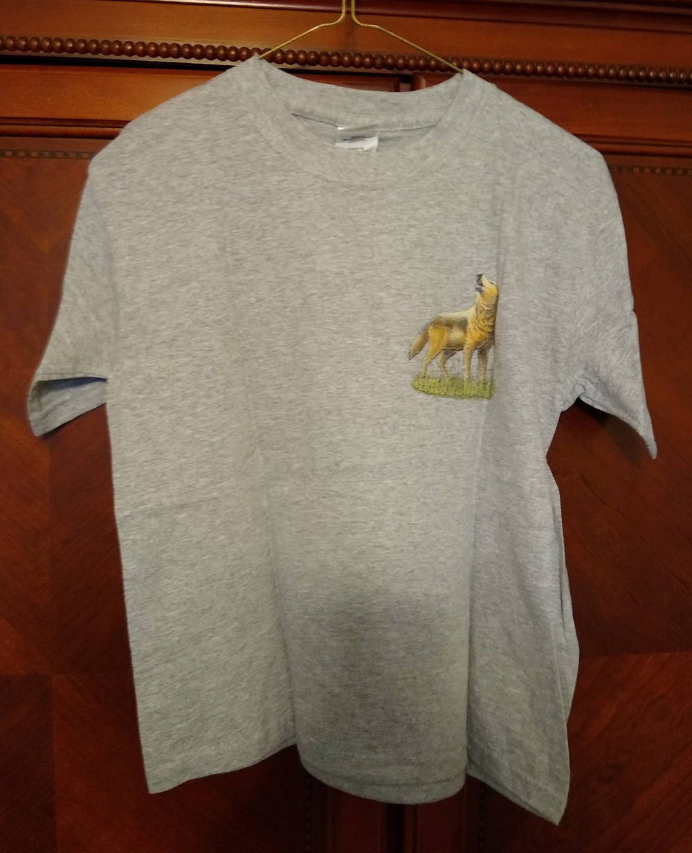 Youth T-Shirt Wolf Howling