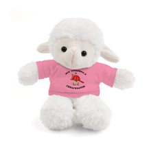 Load image into Gallery viewer, Great Gift for Infants a Stuffed Animals with Tee My Grandpa is a Firefighter
