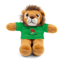 Load image into Gallery viewer, Great gift for Infants a Stuffed Animals with Tee My Dad&#39;s A Firefighter
