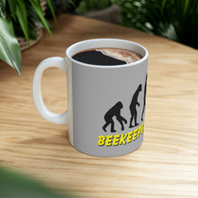 Load image into Gallery viewer, BeeKeeper Evolution, Great Gift Idea , Glassware, Ceramic Mug 11oz
