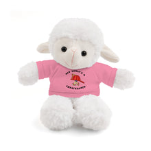 Load image into Gallery viewer, Great Gift for Infants a Stuffed Animals with Tee My Uncle is a Firefighter
