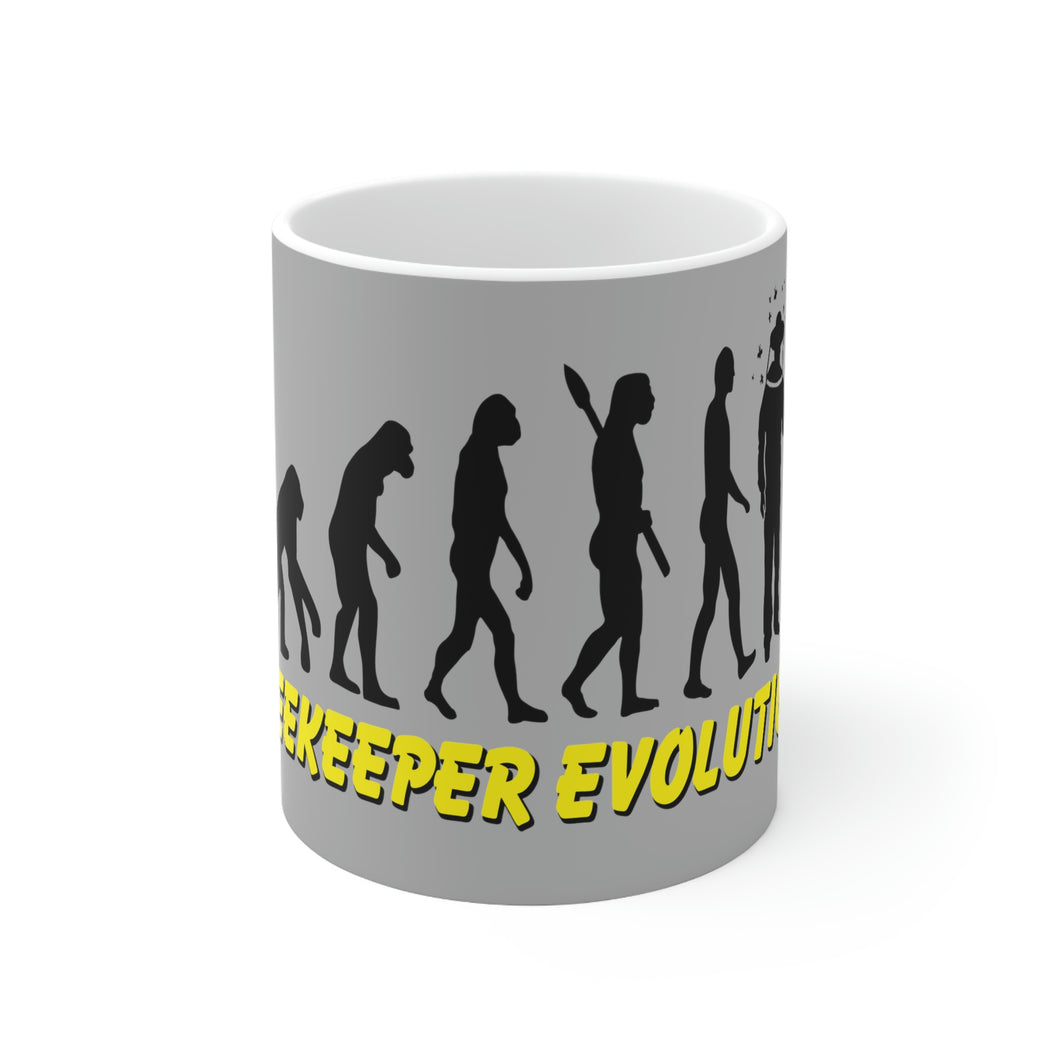 BeeKeeper Evolution, Great Gift Idea , Glassware, Ceramic Mug 11oz